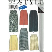 Simplicity Sewing Pattern 2554 Skirt Quick Easy Misses Size 10-22 - $8.96