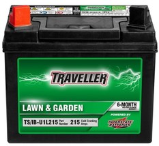 Traveller TS/IB-U1L215 Powered by Interstate 12V 265A Rider Mower Battery - £59.65 GBP