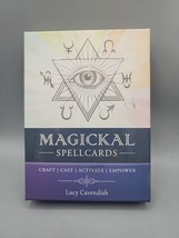 Magickal Spellcards and Book Set by Lucy Cavendish Sacred Keys to Effect... - $17.31