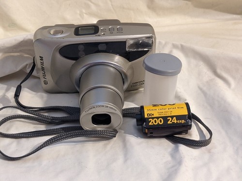 Fuji Discovery S1050 Zoom Dépassé 35 MM Point Shoot Caméra à Film Actif - $41.57