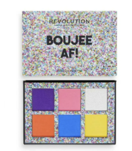NEW Makeup Revolution Powder Eye Shadow Palette 6 Color Compact Boujee AF! - $185.30 MXN
