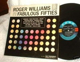 Roger Williams Songs of the Fabulous Fifies Part 2 Roger Williams - £9.63 GBP