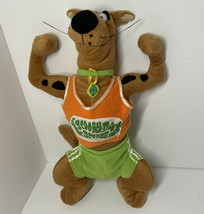 Cartoon Network older Scooby Doo sports dog plush 11&quot; - £5.76 GBP