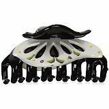 Caravan Hair Claw Artistically Hand Painted On Newly Created Opened Wings - $13.10