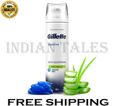 Gillette Sensitive Shaving Gel Soothing With Aloe Vera| 195g - £20.77 GBP