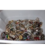 17 Pounds Of Scrap Jewelry For Crafting - £43.82 GBP