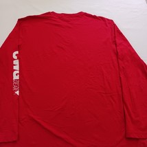 Canada Weather Gear Crewneck Men's Red Cotton Long Sleeve Graphic T-Shirt Sz 2XL image 13