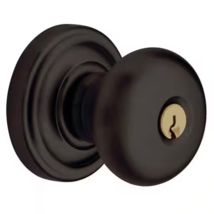 Baldwin 5205102ENTR Classic Oil Rubbed Bronze Finish Keyed Entry Door Kn... - £132.00 GBP