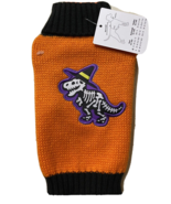 Halloween Dog Sweater Dinosaur Bones - XS Soft Warm XSmall Costume - $16.22 CAD