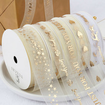 9 Yards Fantasy Ribbon DIY Craft Packaging Birthday Cake Gift Silk Tape Decor - £6.43 GBP+