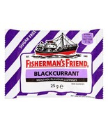 Fisherman&#39;s Friend Blackcurrant Menthol Sugar Free Lozenges 25g - $100.80 MXN