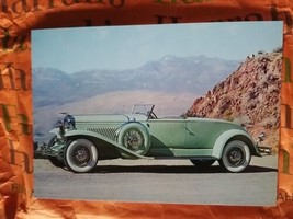 1931 Duesenburg Convertable Harrah&#39;s Auto Automobile Collection Post Card  - £13.91 GBP