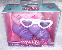 MY LIFE as Heart Bag Party Shoes &amp; Sunglasses Accessories Set New - $6.44