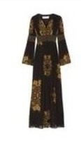 Rachel Zoe Blair Embellished Printed Crinkled Silk-Chiffon Gown - $2,851.02 MXN