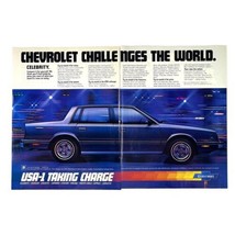 Chevrolet Celebrity Vintage Chevy 1983 Print Ad 2 Piece Page 8”x10.75&quot; Auto Car - £17.10 GBP