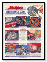 Sicuro 850 Car Alarm 90s Print Ad Vintage 1990 Magazine Advertisement Se... - $9.70