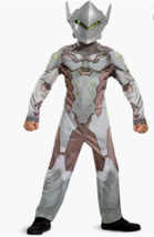 Blizzard Overwatch Boys Genji Muscle Jumpsuit Halloween Costume XL 14-16 - £29.26 GBP
