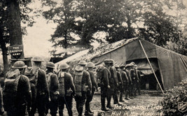 WWI Army Soldiers Argonne Forest AEF Doughnut Line Postcard - £8.79 GBP