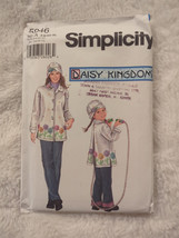 Daisy Kingdom Fleece Jacket women child Pattern #5946 Sz 3-8/XS-XL UC Simplicity - £6.86 GBP