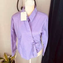 70/21 High-Low Long Sleeve Top, Designer Luxury, Large. Purple, NWT - $82.33 CAD