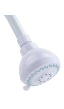 Oakbrook White PVC 3 Settings Wallmount Showerhead 1.8 gpm - $20.50