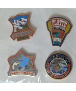 4 Pin set: Sliderock Mountain, Platte River, Flint Creek, Pipestone Pass... - €4,29 EUR