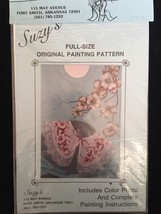 VTG Suzy/s Full Size Painting Fabric Tole Pattern Instructions Dogwood F... - £7.47 GBP