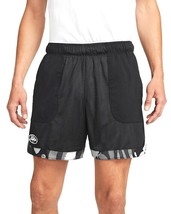 Nike Sport Clash Training Shorts Double Mesh Black Gray White DM5574 Large - £34.84 GBP