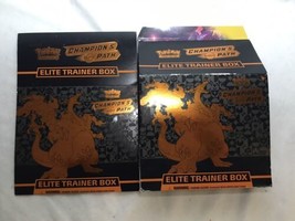 Pokemon Elite Trainer Box: Hidden Fates Champion&#39;s Path Empty Sleeves X2 - £8.56 GBP