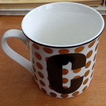 Abbott Stoneware Polka Dot Coffee Mug C - $11.42