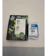 3 NEW GENUINE HP 22 Tri-Color Ink Twin Pack Mfg  Warranty Ended 7/2013 - $300.26 MXN