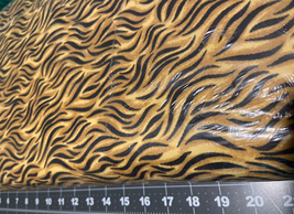 Tiger flannel fabric - $12.00