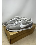 Nike Cortez Basic Nylon &#39;06 Matte Silver Athletic Shoes Men’s Size 7 #31... - $102.11 CAD