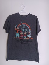 Disney Heathered Gray Mickey And Friend Tshirt Women&#39;s Size M - $7.12