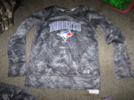 NWT Under Armour Boys girls Toronto Blue Jays Sweatshirt camo gray  8 / 10 - $30.39