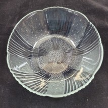 Libby Glass Salad Bowl Candy Dish Clear Glass Serving Dish Snack Vtg - £14.42 GBP