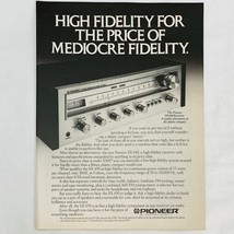 Vintage 1970&#39;s Pioneer Magazine Print Ad SX-450 Stereo Receiver WiFi 8&quot; ... - £5.27 GBP
