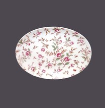 Briarcliff floral rose chintz oval platter made in Japan. - £37.03 GBP