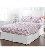 Heritage BedTite King Sheet Set Rose Flat sheet, Fitted sheet, 2 pillowc... - $42.74