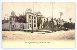 Postcard Ohio Penitentiary Columbus Ohio OH Hand Colored - £7.81 GBP