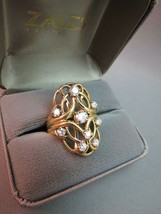 VTG 14k Yellow Gold 8 Diamond Cocktail Ring 1.19 CTTW FGH 11.96g Appraisal $6225 - £3,933.13 GBP