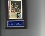 LOU HUDSON PLAQUE LOS ANGELES LAKERS LA BASKETBALL NBA   C - £0.00 GBP