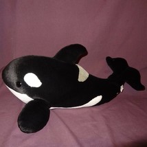 Killer Whale Orca Sea World Shamu SeaWorld Stuffed Animal Plush 22 inches Long - £14.38 GBP