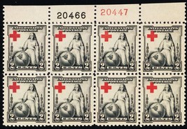 702, MNH 2¢ Red Color Shifted Up &amp; to the Left PB of 8 Error - Stuart Katz - £70.00 GBP