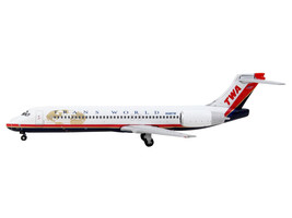 Boeing 717-200 Commercial Aircraft &quot;Trans World Airlines&quot; White with Red Stripes - £48.98 GBP