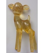Vintage Lucite Yellow Transparent Walt Disney Bambi Figure - $13.66 CAD