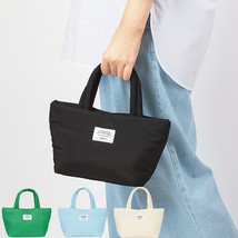 Table Talk Korean Soft Mini Tote Bag Lightweight Quilted Casual Handbag - €52,74 EUR