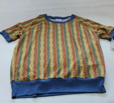 Lularoe Jane Americana Short Sleeve Sweatshirt Raglan Medium NWT - £15.00 GBP