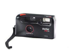 Vivitar Focus Free 35mm Film Camera DX PS44 Point &amp; Shoot Built-In Flash - £7.95 GBP