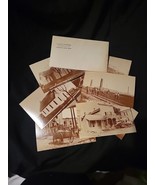 10 Vintage 1973 Garrison Iowa Centennial Postcards &amp; Envelop - £19.13 GBP